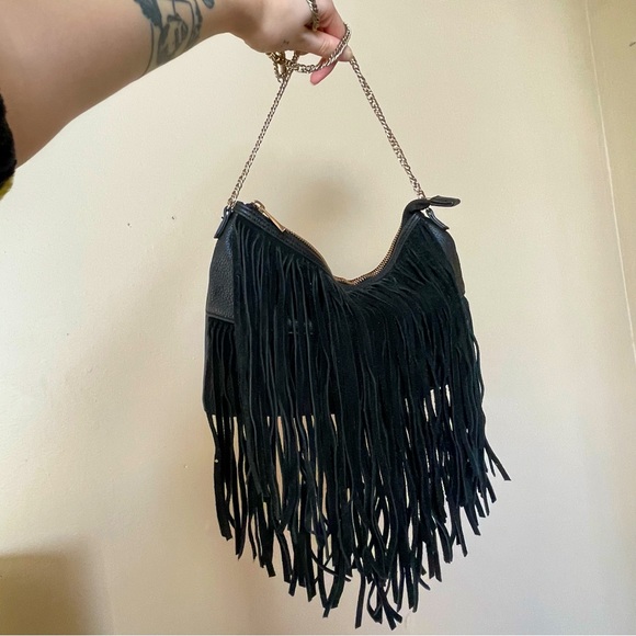 H&M Handbags - Black Tassel Purse